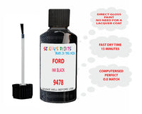 Ford Tourneo Connect Ink Black 9478 paint where to find my paint code