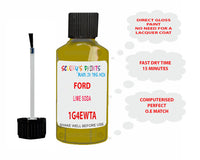 Ford Fiesta Lime Soda 1G4Ewta paint where to find my paint code