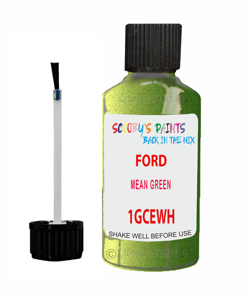 Car Paint Ford Fiesta St Mean Green 1Gcewha Scratch Stone Chip Kit