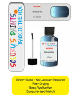 Paint For Ford Fiesta Metropolis Blue Code C2Aa Touch Up Paint