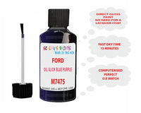 Ford Explorer Oil Slick Blue Purple M7475 paint where to find my paint code