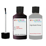 ford fiesta dark aubergine code location sticker 7 touch up paint 1995 2002