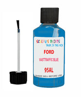 Car Paint Ford Fiesta St Vasttraffic Blue 95Al Scratch Stone Chip Kit