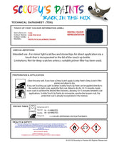 Ford Fusion Dark True Blue E Health and safety instructions for use