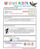 Ford Focus C-Max Diamond White W Health and safety instructions for use