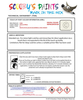 Ford Tourneo Courier Diamond White W Health and safety instructions for use