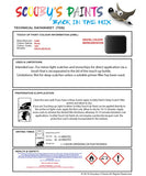 Paint For Ford Fiesta Ebony Code E Touch Up Paint Scratch Stone Chip