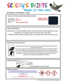 Ford Tourneo Courier Ontario Blue B Health and safety instructions for use
