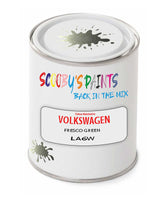 spray gun 2 pack paint Volkswagen Fresco Green Code: La6W