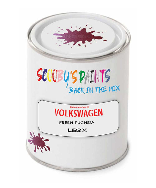 spray gun 2 pack paint Volkswagen Fresh Fuchsia Code: Lb3X