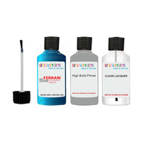 ferrari blu corsa blue 266915 car touch up paint scratch repair 2015 2020 Primer undercoat anti rust protection