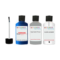 ferrari blu lapislazzulo blue 136713 car touch up paint scratch repair 2000 2000 Primer undercoat anti rust protection