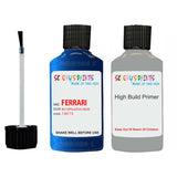 ferrari blu lapislazzulo blue 136713 car touch up paint scratch repair 2000 2000