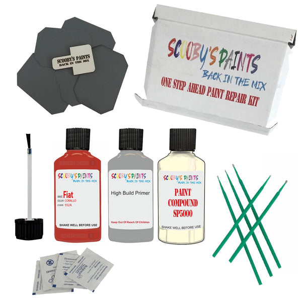 FIAT CORALLO Paint Code 552A Touch Up Paint Repair Detailing Kit