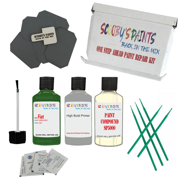 FIAT VERDE / ECCENTRICO / GIRAMONDO Paint Code 370 Touch Up Paint Repair Detailing Kit