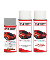 Paint For Fiat 500 Code 676A Aerosol Spray basecoat paint with lacquer