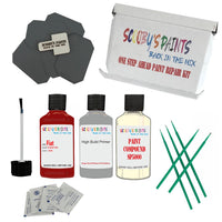 FIAT RUMBA RED Paint Code 199A Touch Up Paint Repair Detailing Kit