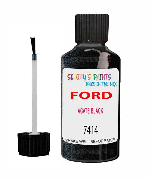 Paint For Ford Puma Agate Black Touch Up Scratch Repair Pen Brush Bottle