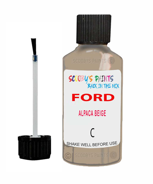 Paint For Ford Transit Alpaca Beige Touch Up Scratch Repair Pen Brush Bottle