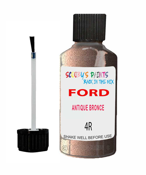 Paint For Ford Escort Cabrio Antique Bronce Touch Up Scratch Repair Pen Brush Bottle