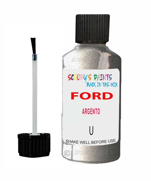 Paint For Ford Focus Argento Touch Up Scratch Repair Pen Brush Bottle