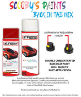 ford galaxy colorado red aerosol spray car paint can with clear lacquer