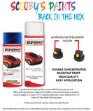 ford transit imperial blue aerosol spray car paint can with clear lacquer