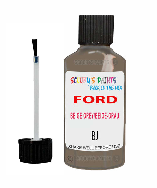 Paint For Ford Fiesta Beige Grey/Beige-Grau Touch Up Scratch Repair Pen Brush Bottle