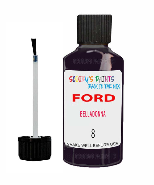 Paint For Ford Mondeo Belladonna Touch Up Scratch Repair Pen Brush Bottle