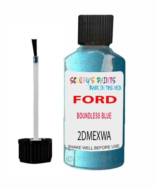 Paint For Ford Fiesta Boundless Blue Touch Up Scratch Repair Pen Brush Bottle