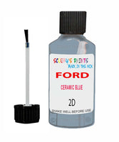 Paint For Ford Transit Ceramic Blue Touch Up Scratch Repair Pen Brush Bottle