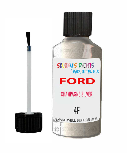 Paint For Ford Maverick Champagne Silver Touch Up Scratch Repair Pen Brush Bottle