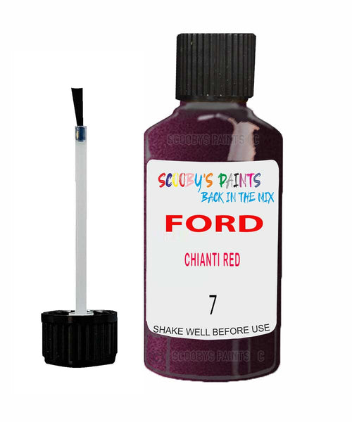 Paint For Ford Mondeo Chianti Red Touch Up Scratch Repair Pen Brush Bottle