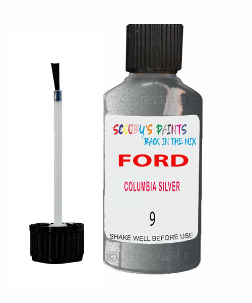 Paint For Ford Ka Columbia Silver Touch Up Scratch Repair Pen Brush Bottle