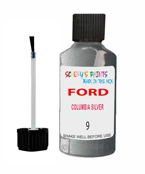 Paint For Ford Fiesta Columbia Silver Touch Up Scratch Repair Pen Brush Bottle