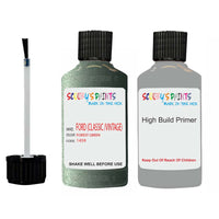 ford classic all models forest green 1459 car touch up paint scratch repair 1979 1984