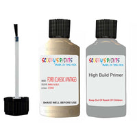 ford classic all models inca gold 2340 car touch up paint scratch repair 1988 1991
