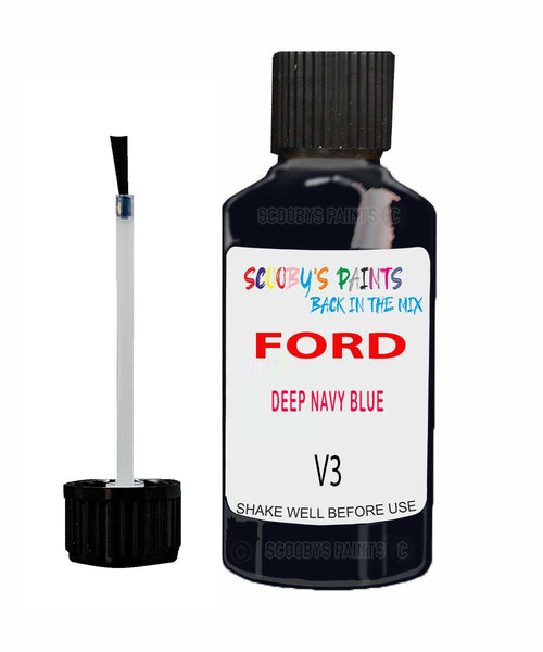 Paint For Ford Fusion Deep Navy Blue Touch Up Scratch Repair Pen Brush Bottle