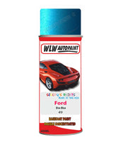spray paint aerosol basecoat chip repair panel body shop dent refinish ford ka-dive-blue-aerosol-spray