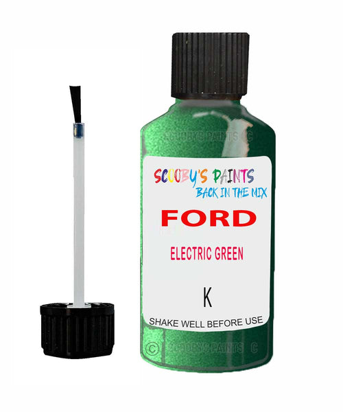 Paint For Ford Fiesta Electric Green Touch Up Scratch Repair Pen Brush Bottle