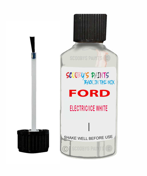 Paint For Ford Mondeo Electric/Ice White Touch Up Scratch Repair Pen Brush Bottle