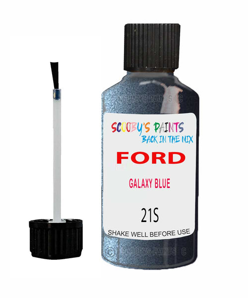 Paint For Ford Fiesta Galaxy Blue Touch Up Scratch Repair Pen Brush Bottle