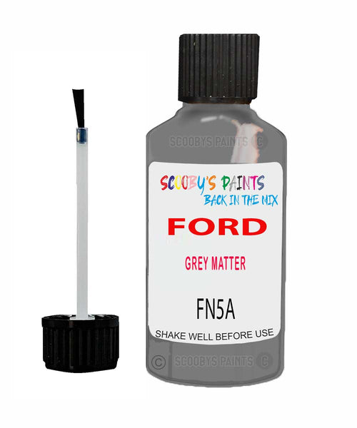 Paint For Ford Fiesta Grey Matter Touch Up Scratch Repair Pen Brush Bottle