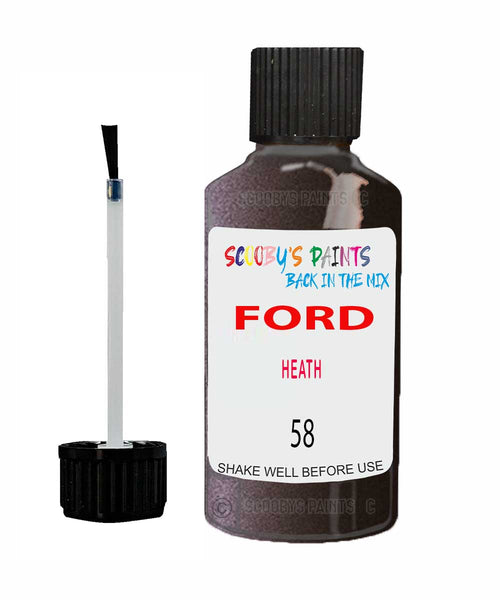 Paint For Ford Escort Heath Touch Up Scratch Repair Pen Brush Bottle