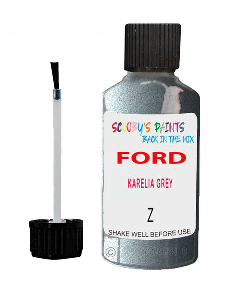 Paint For Ford Escort Karelia Grey Touch Up Scratch Repair Pen Brush Bottle