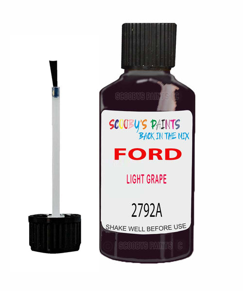 Paint For Ford Escort Cabrio Light Grape Touch Up Scratch Repair Pen Brush Bottle