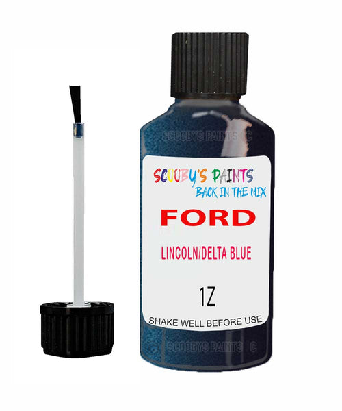 Paint For Ford Sierra Lincoln/Delta Blue Touch Up Scratch Repair Pen Brush Bottle