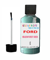 Paint For Ford Fiesta Meadow/Forest Green Touch Up Scratch Repair Pen Brush Bottle