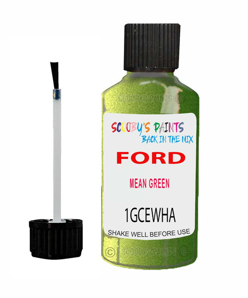 Paint For Ford Puma Mean Green Touch Up Scratch Repair Pen Brush Bottle