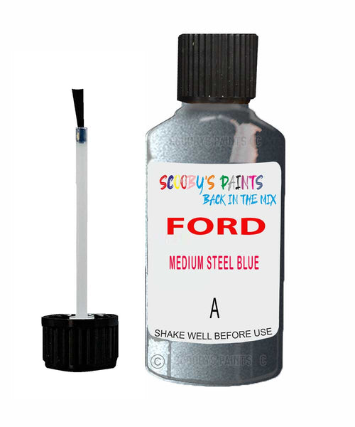 Paint For Ford Puma Medium Steel Blue Touch Up Scratch Repair Pen Brush Bottle